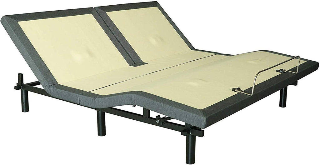 D4000s Adjustable Bed Base Split Head King 3/4 View | Dynasty Mattress