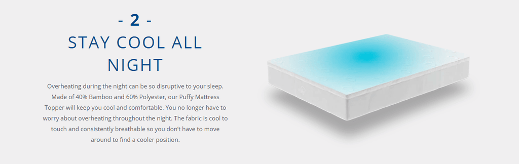 Stay Cool All Night Graphic | Dynasty Mattress